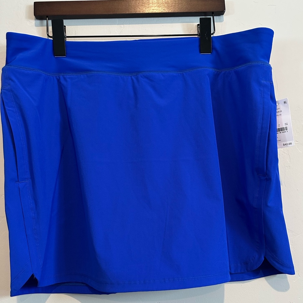 Lands' End Women's Bright Blue Skort